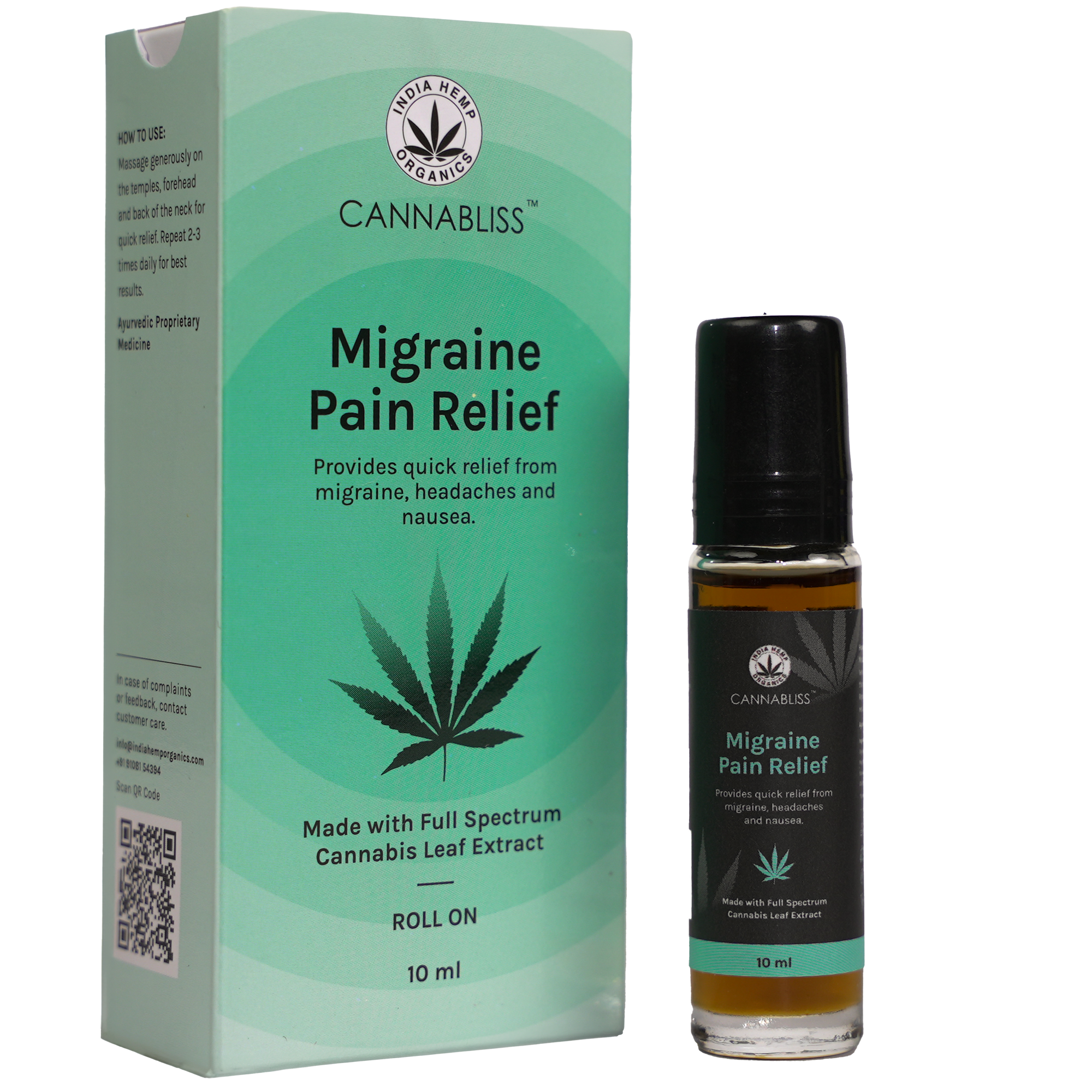 Cannabliss Migraine Pain Relief - 10ml